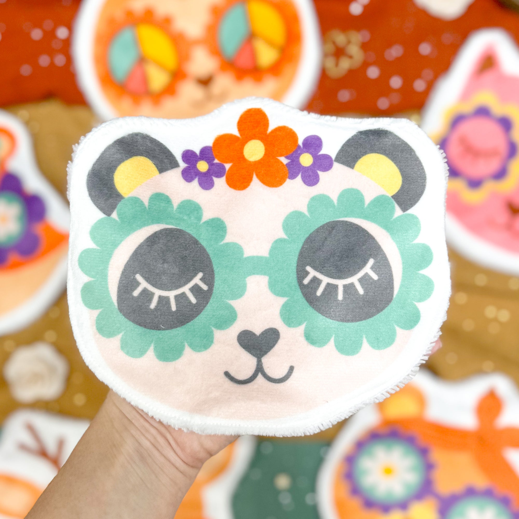 Coton lavable bĂ©bĂ© XXL â panda hippie  â coton rĂ©utilisable et ultra doux