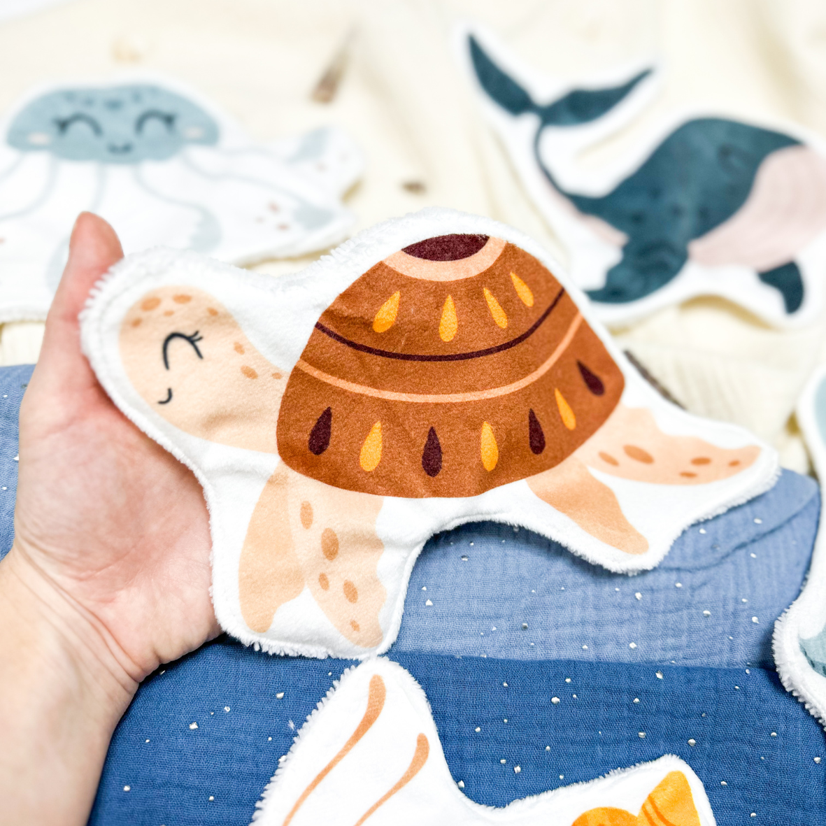 Cotons Lavables Bébé XXL – Tendresse Salée