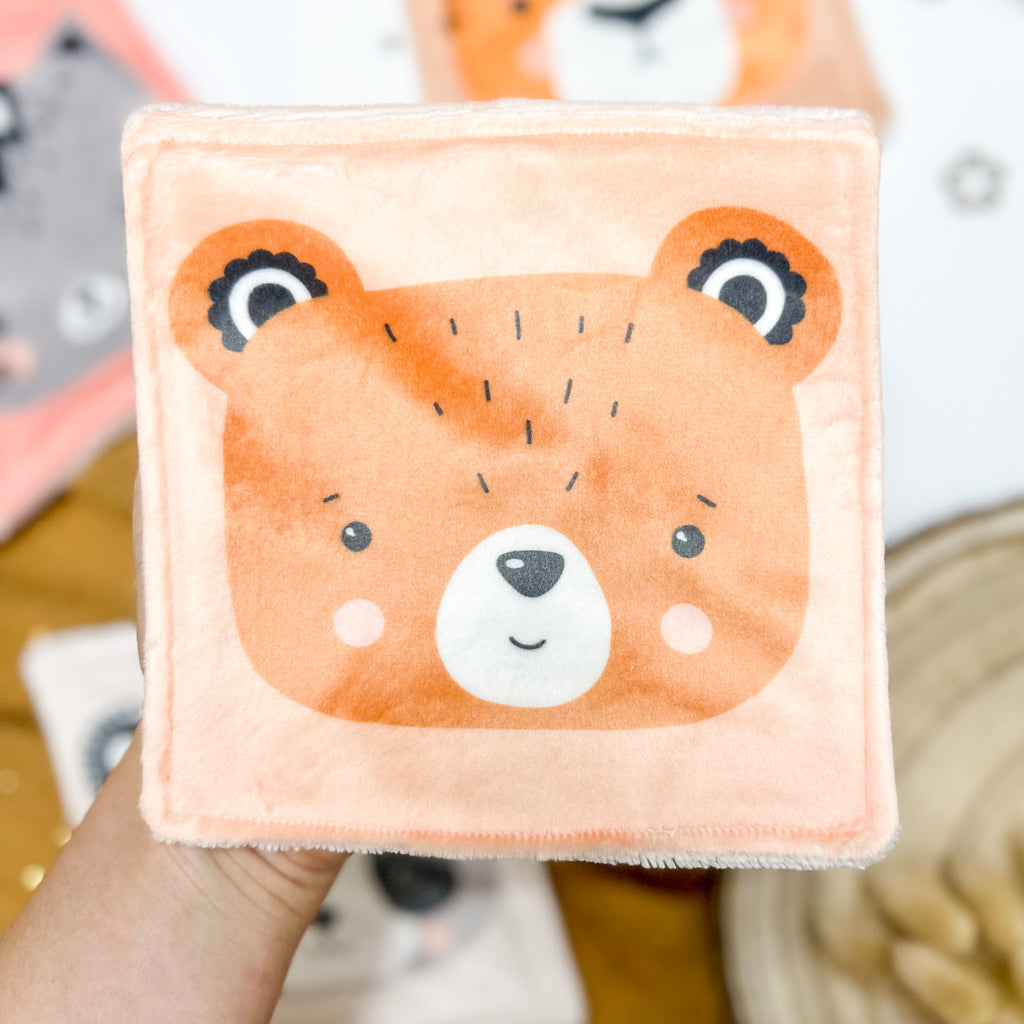 Cotons Lavables Bébé 15x15cm  – Petits Compagnons Scandinaves - Lot De 4