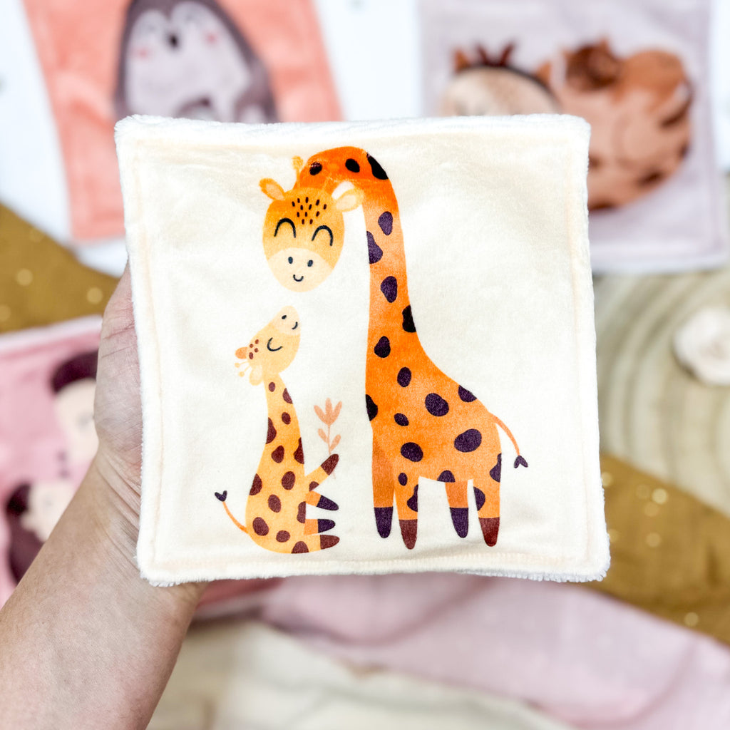 Cotons Lavables Bébé 15x15cm  – Maman & Moi - Lot De 4