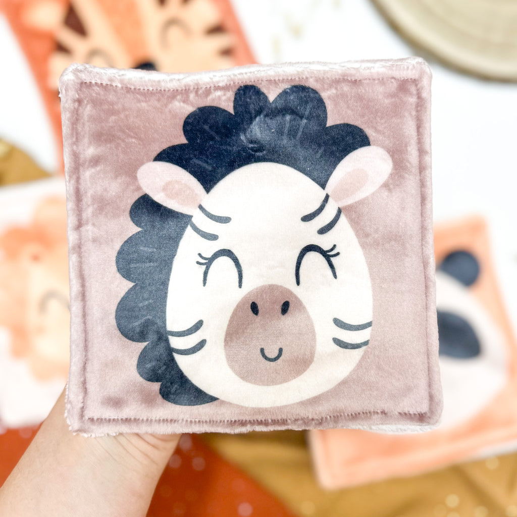 Cotons Lavables Bébé 15x15cm  – Jungle des Câlins - Lot De 4