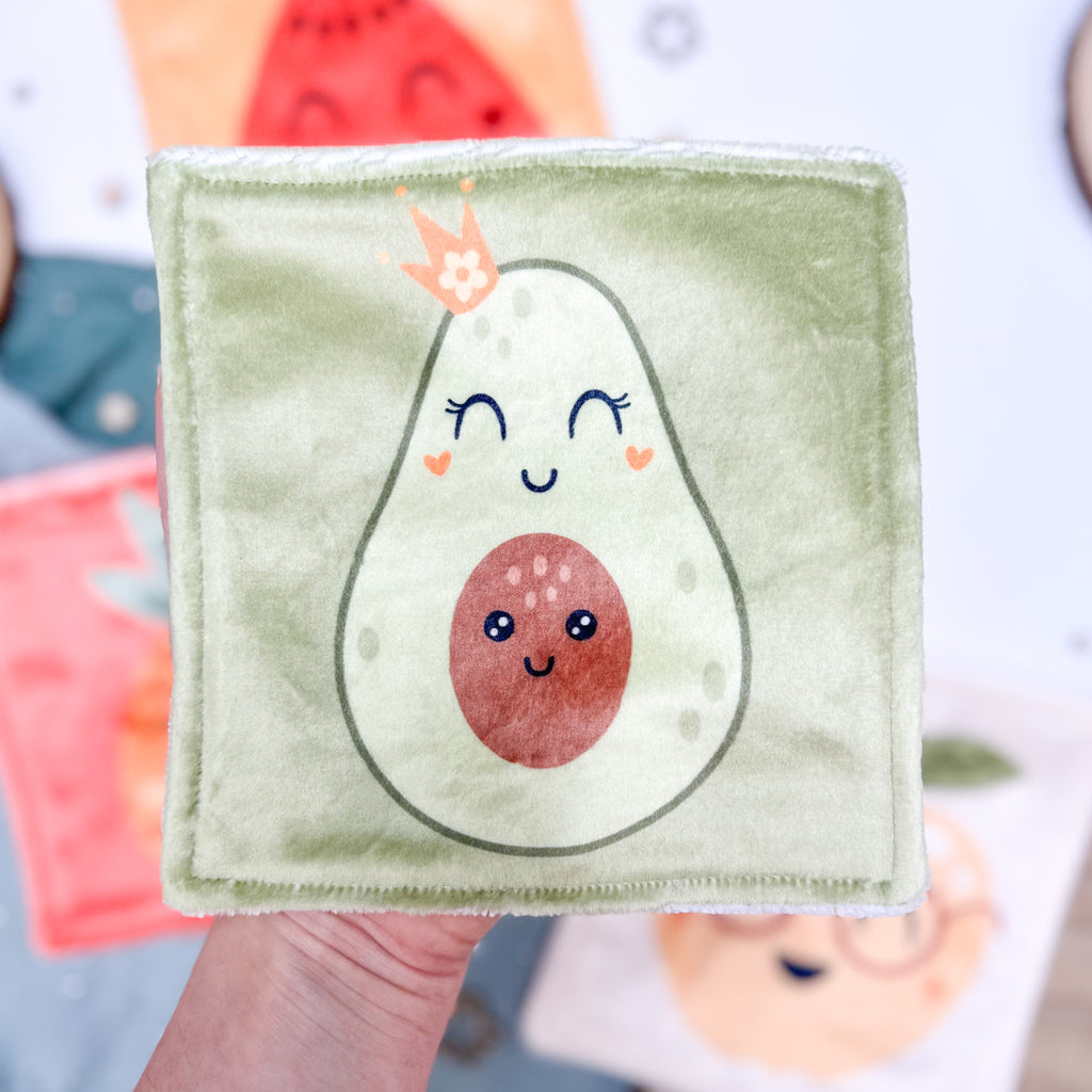 Cotons Lavables Bébé 15x15cm  – Smoothie de Câlins - Lot De 4