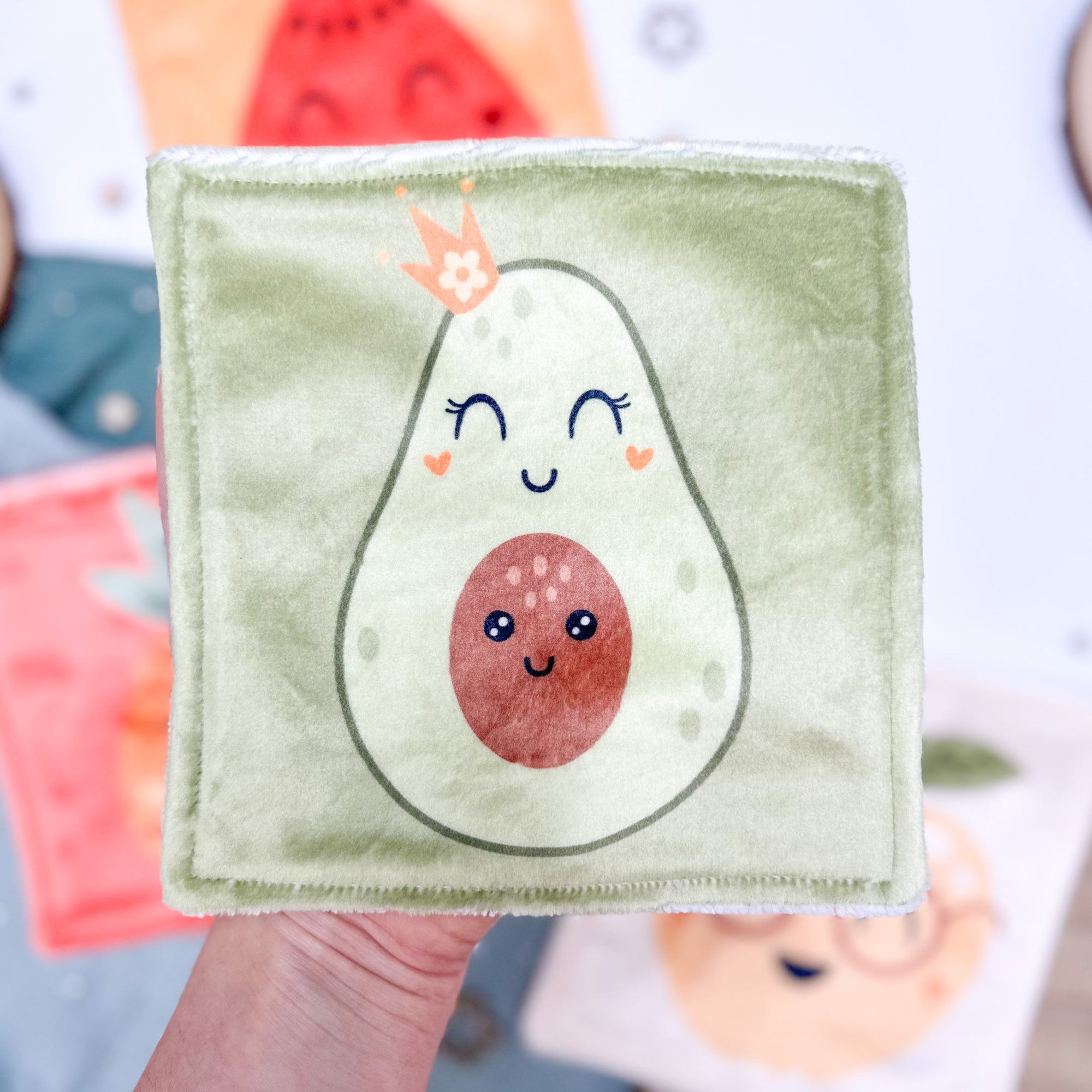 Cotons Lavables Bébé 15x15cm  – Smoothie de Câlins - Lot De 4