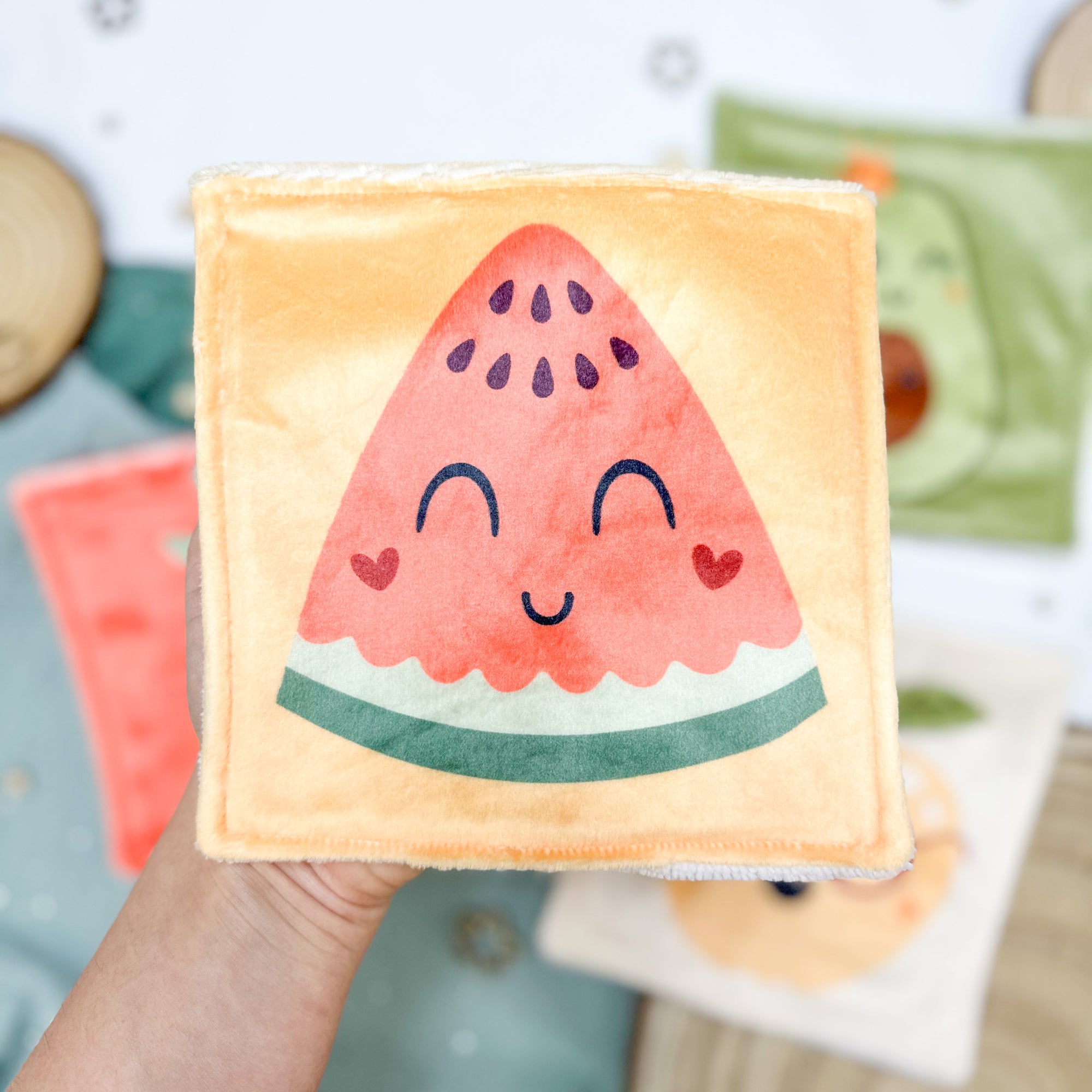 Cotons Lavables Bébé 15x15cm  – Smoothie de Câlins - Lot De 4