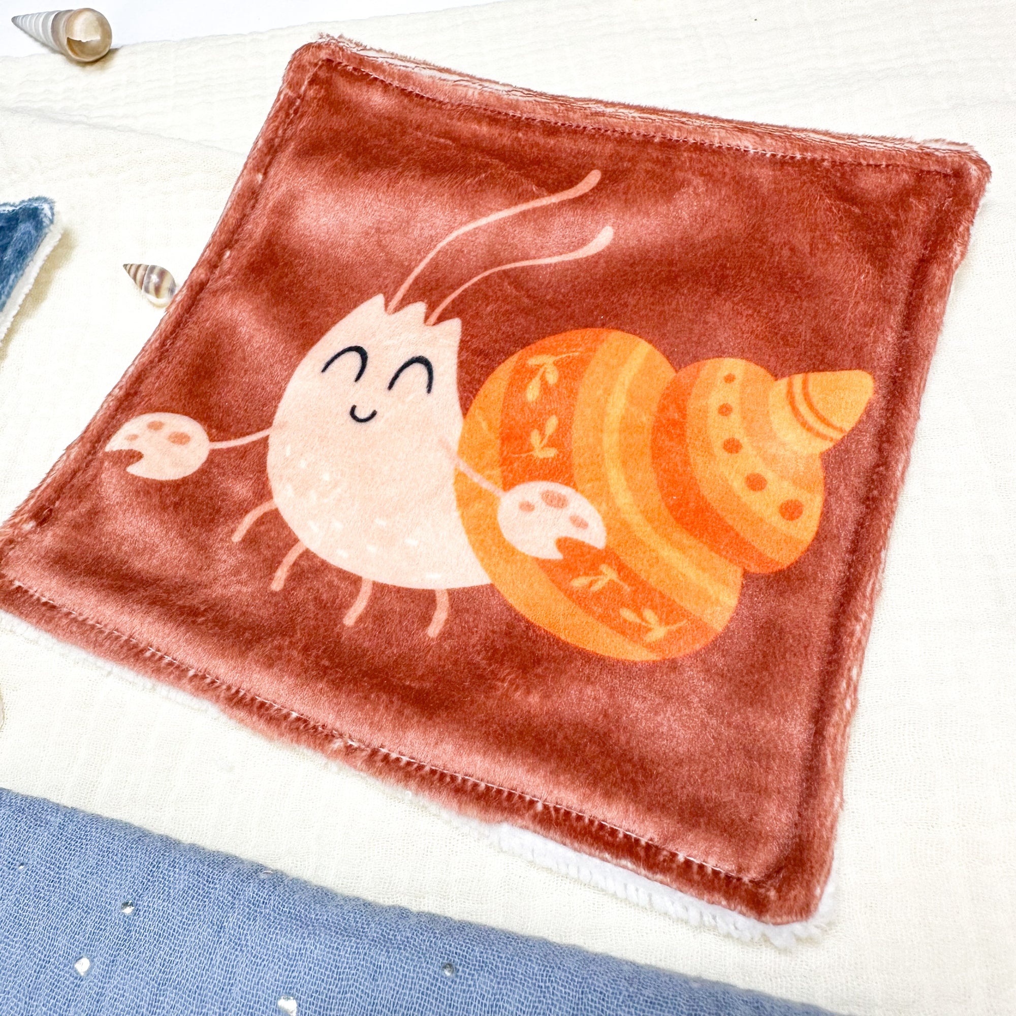 Cotons Lavables Bébé 15x15cm  – Tendresse Salée - Lot De 4