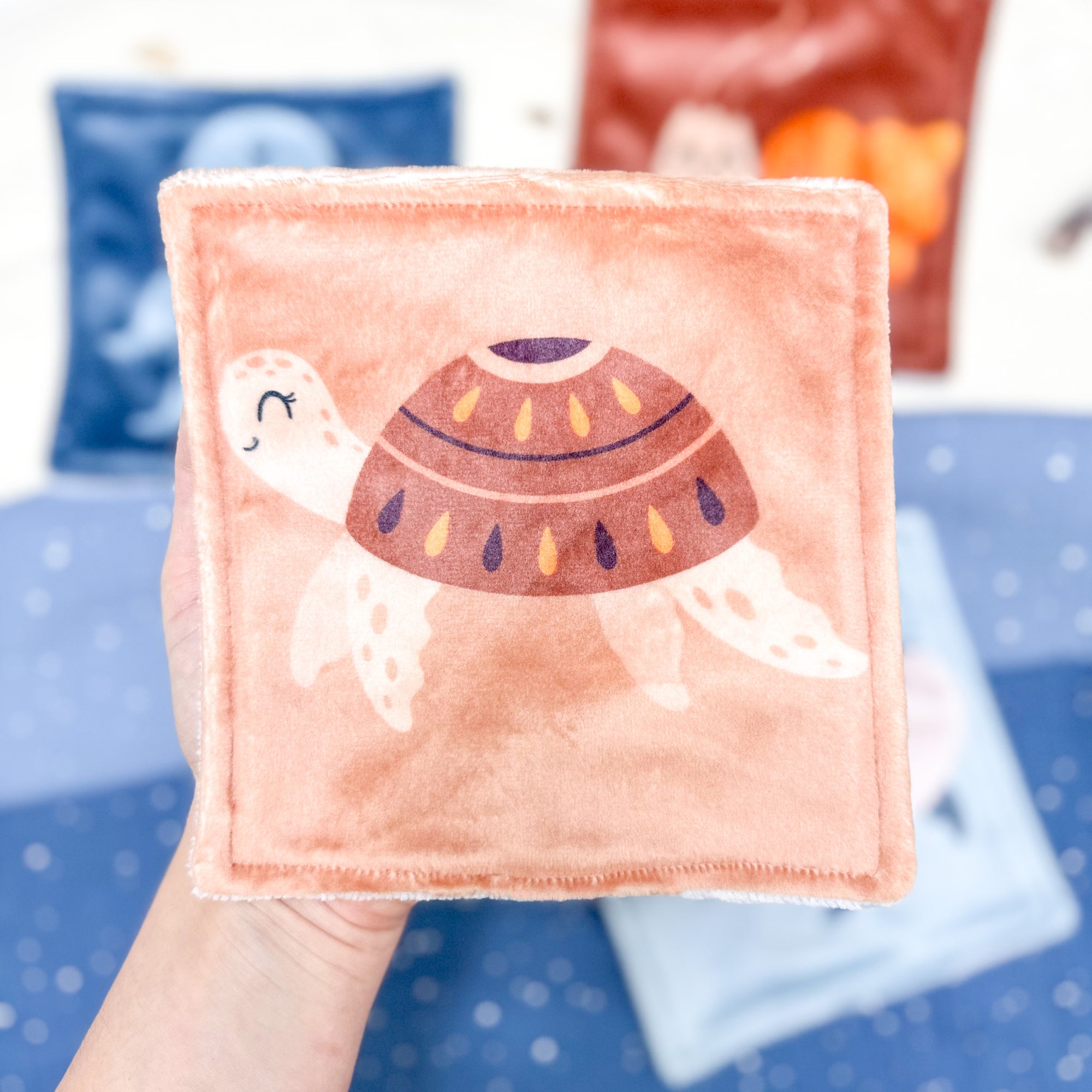 Cotons Lavables Bébé 15x15cm  – Tendresse Salée - Lot De 4