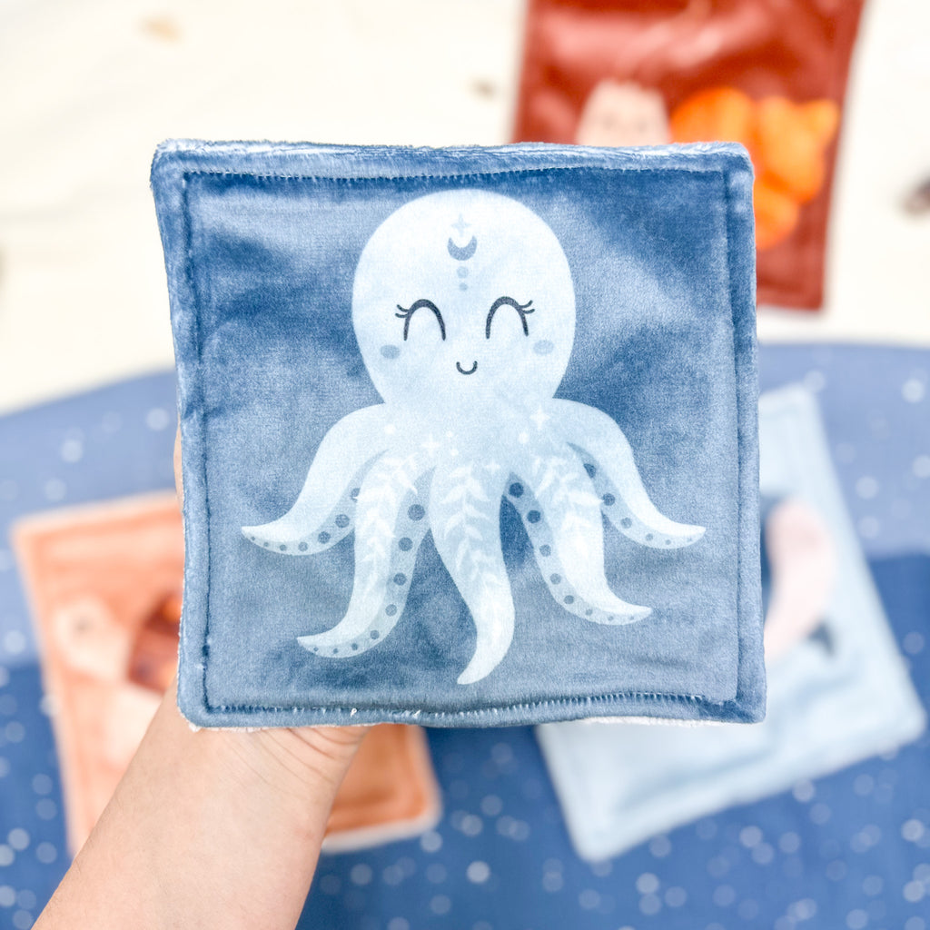 Cotons Lavables Bébé 15x15cm  – Tendresse Salée - Lot De 4