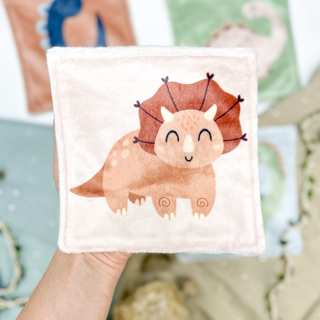 Cotons Lavables Bébé 15x15cm  – Le Gang des P’tits Fossiles - Lot De 4