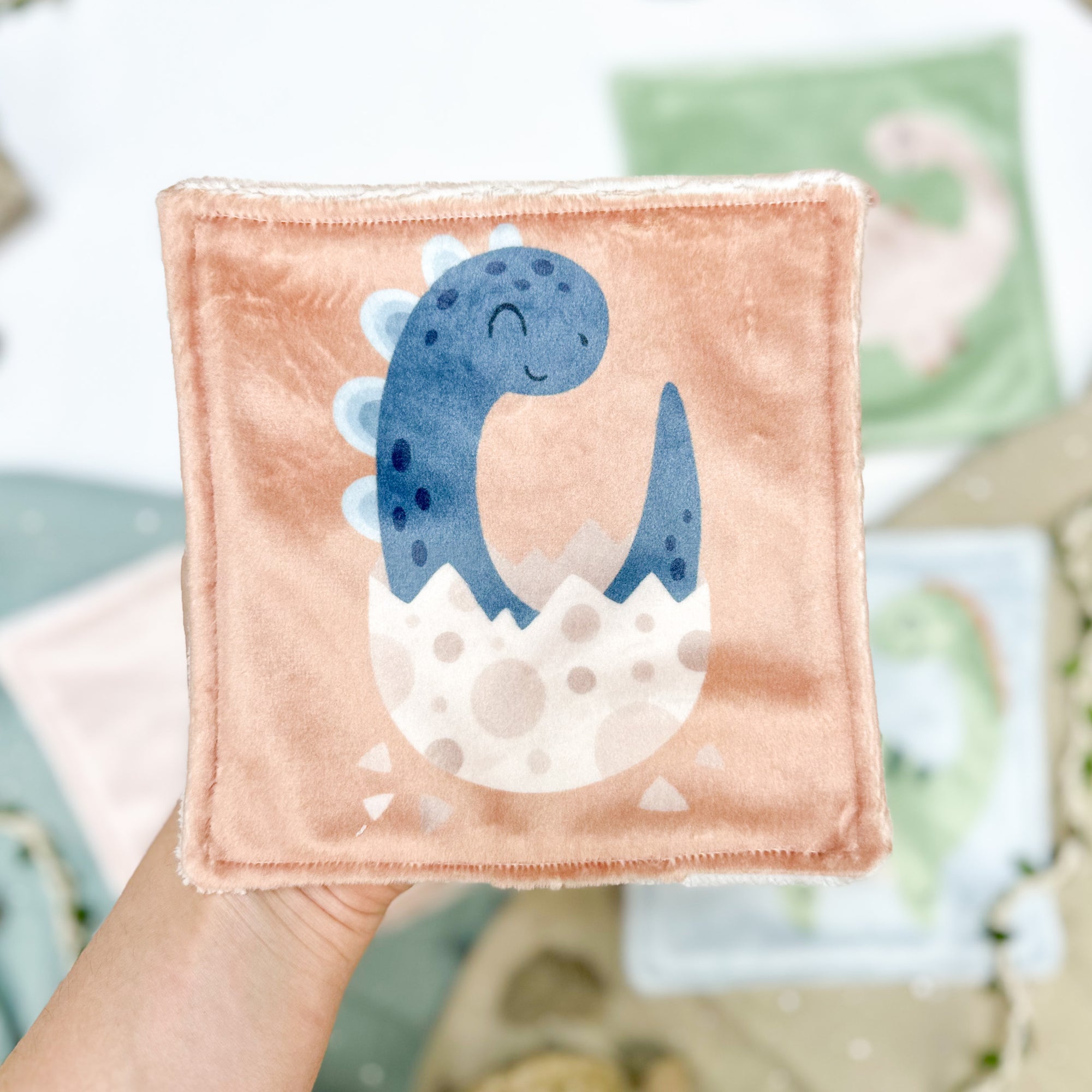 Cotons Lavables Bébé 15x15cm  – Le Gang des P’tits Fossiles - Lot De 4