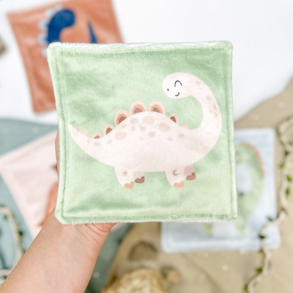 Cotons Lavables Bébé 15x15cm  – Le Gang des P’tits Fossiles - Lot De 4