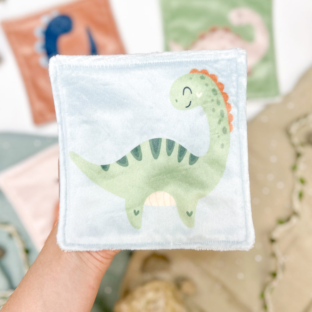 Cotons Lavables Bébé 15x15cm  – Le Gang des P’tits Fossiles - Lot De 4