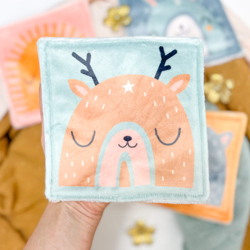 Cotons Lavables Bébé 15x15cm  – Arcs-en-Ciel Enchantés - Lot De 4