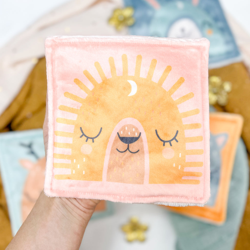 Cotons Lavables Bébé 15x15cm  – Arcs-en-Ciel Enchantés - Lot De 4