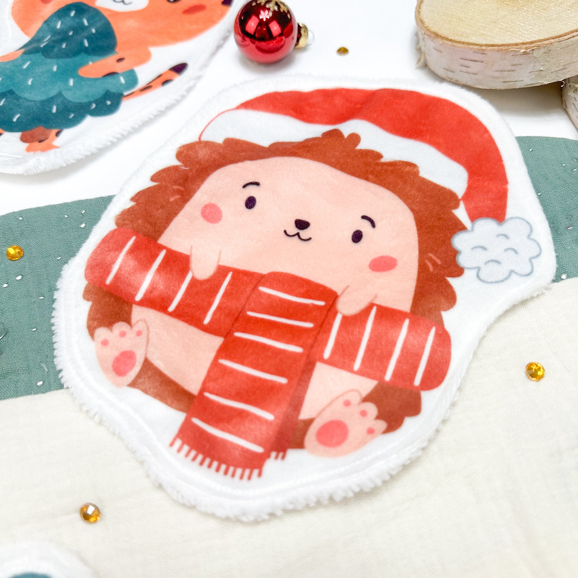 Cotons Lavables Bébé XXL – Noël des Petits Compagnons