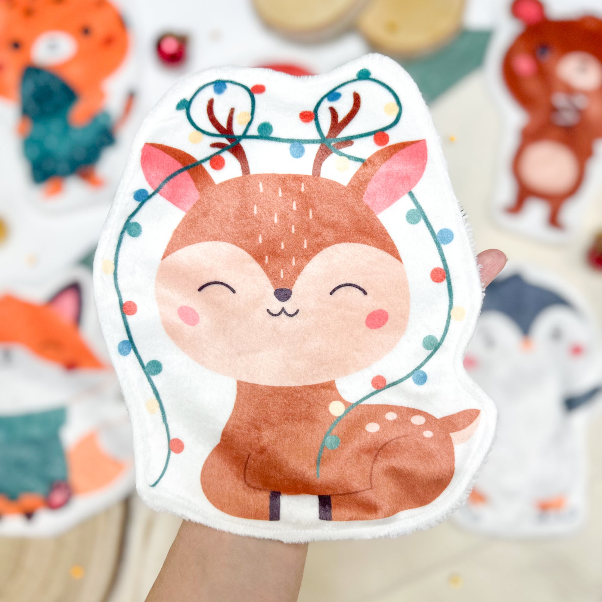 Cotons Lavables Bébé XXL – Noël des Petits Compagnons