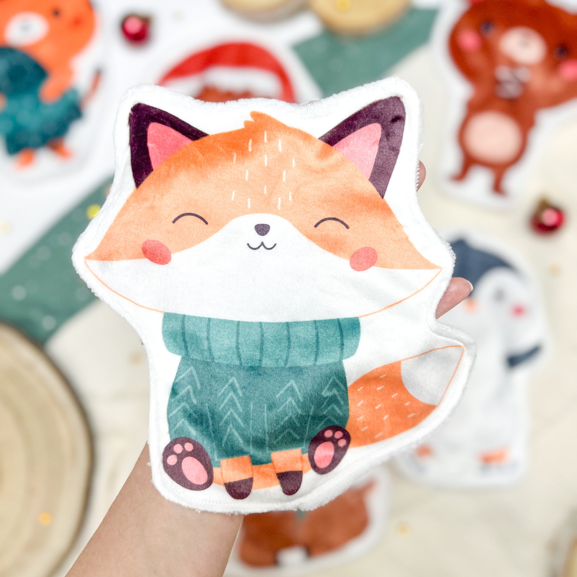 Cotons Lavables Bébé XXL – Noël des Petits Compagnons