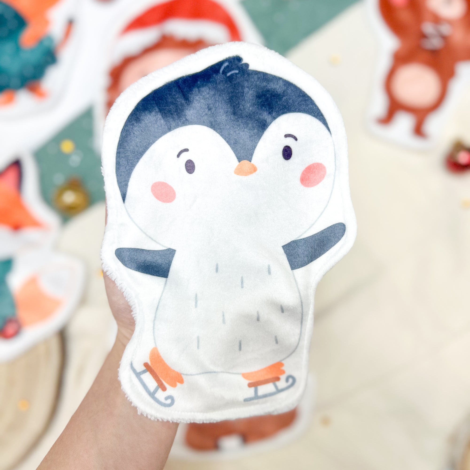 Cotons Lavables Bébé XXL – Noël des Petits Compagnons