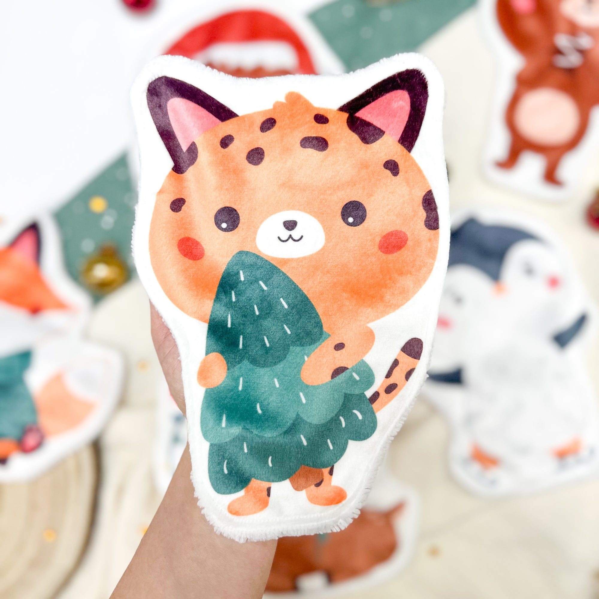 Cotons Lavables Bébé XXL – Noël des Petits Compagnons