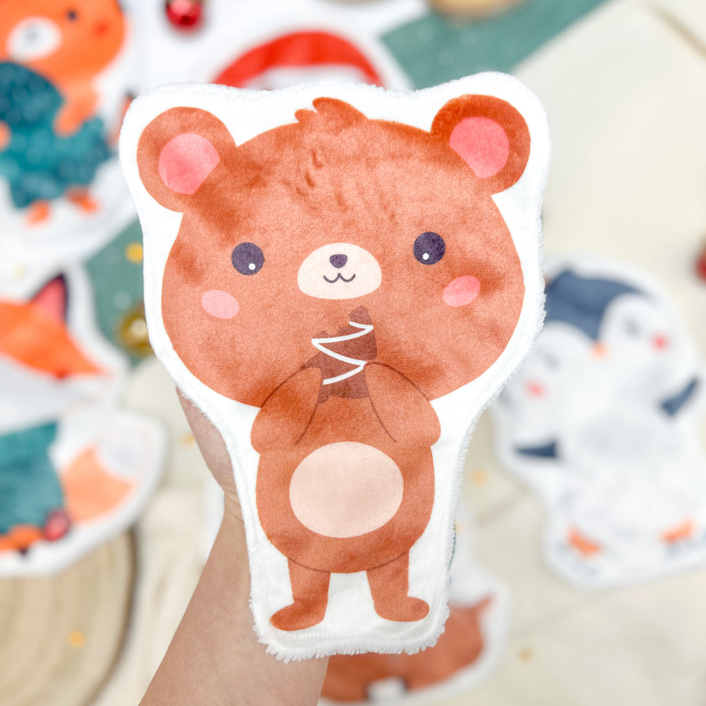 Cotons Lavables Bébé XXL – Noël des Petits Compagnons