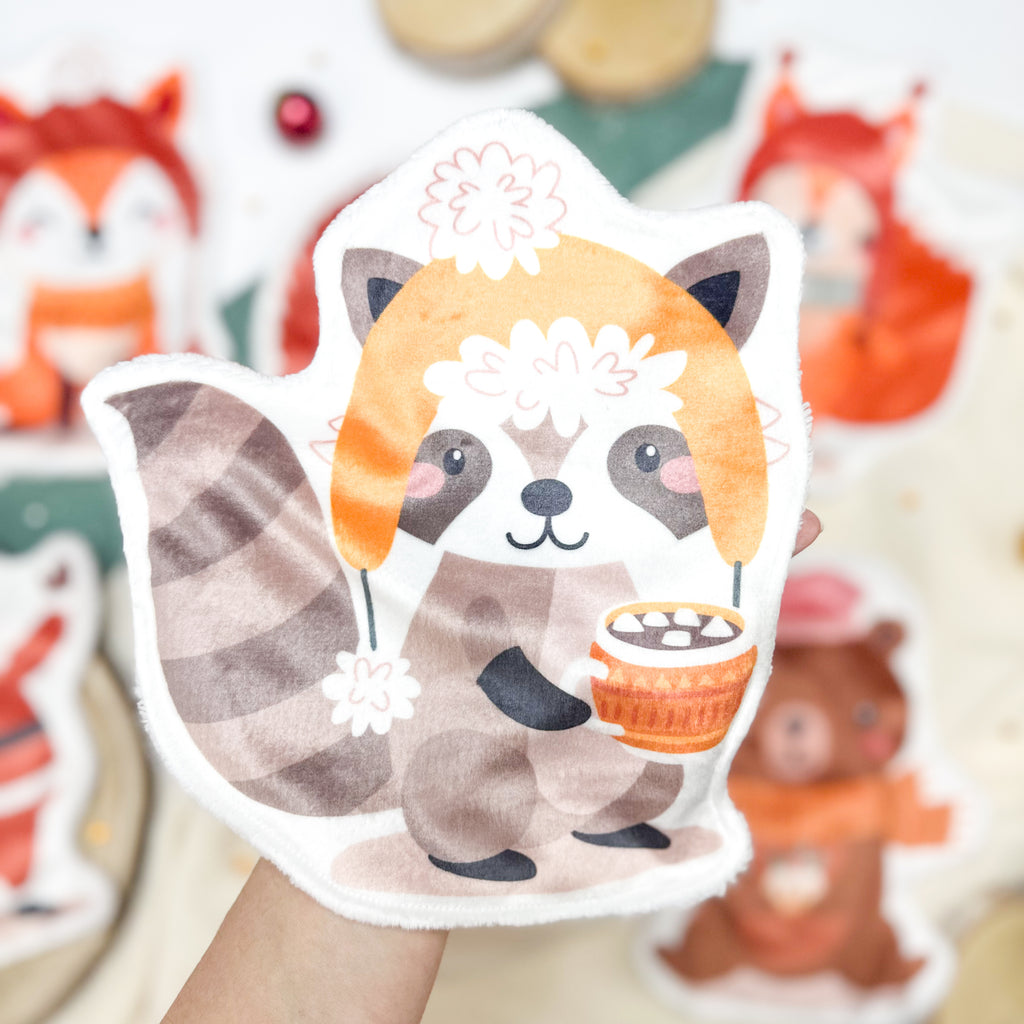 Cotons Lavables Bébé XXL – Noël Gourmand