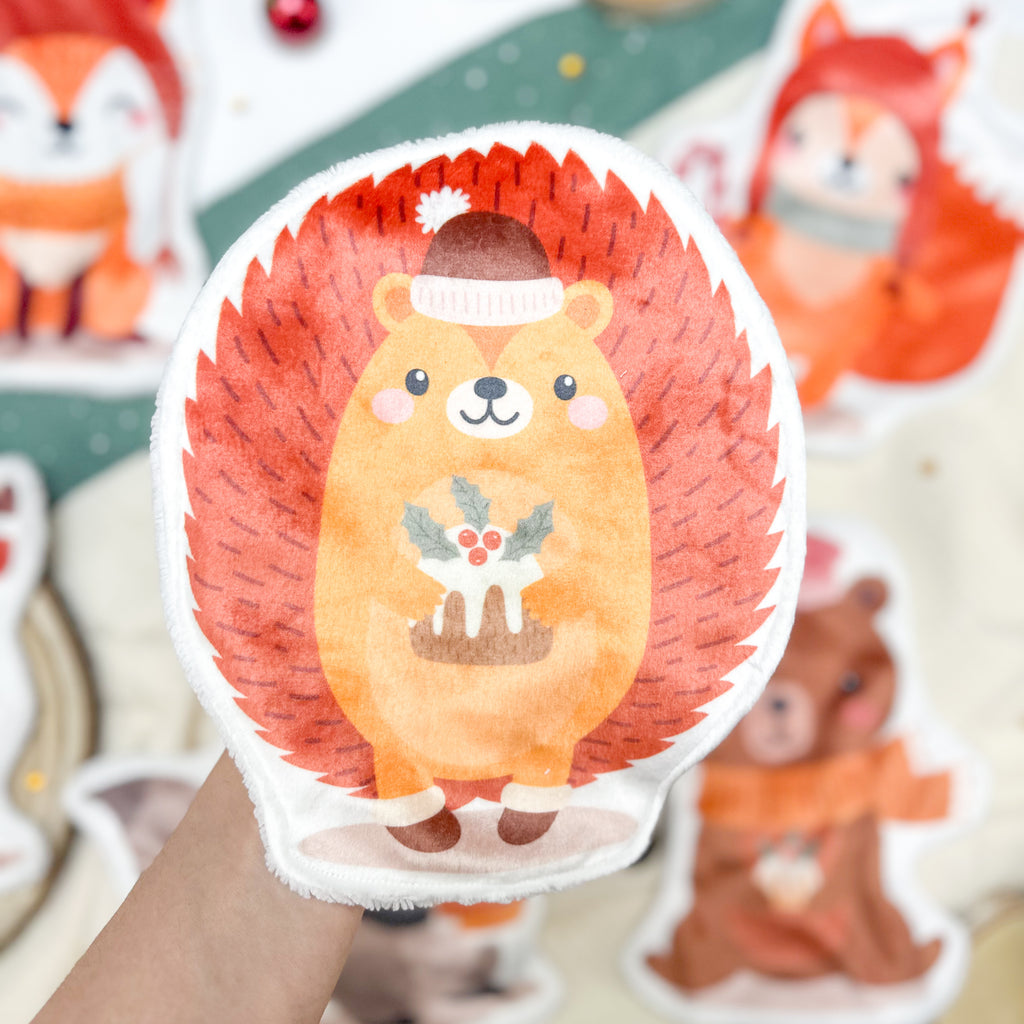 Cotons Lavables Bébé XXL – Noël Gourmand