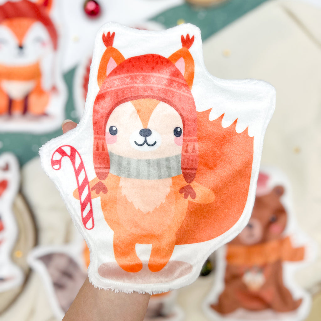 Cotons Lavables Bébé XXL – Noël Gourmand