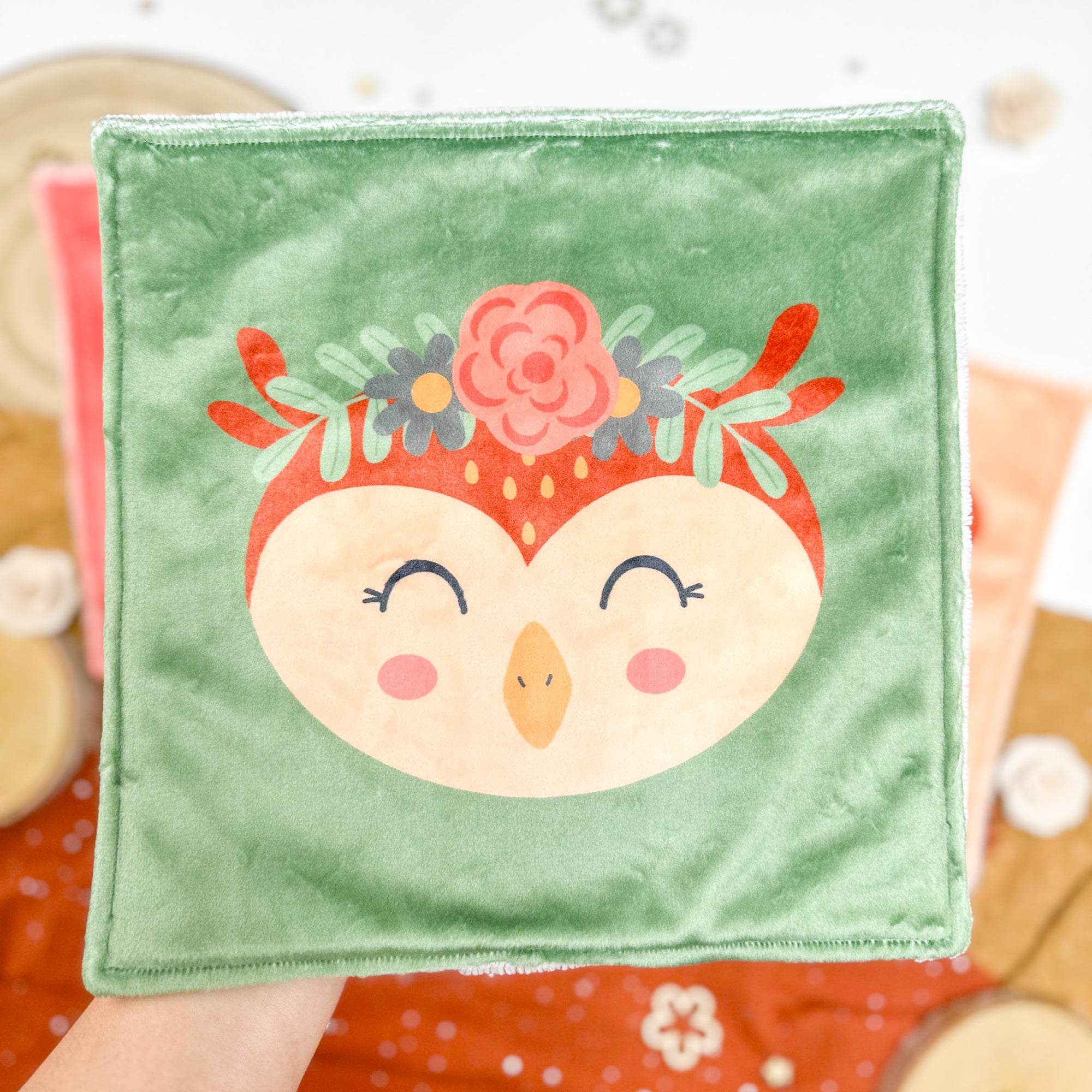 Serviette de table enfant lavable – Les Bohèmes de la Forêt - Lot De 2