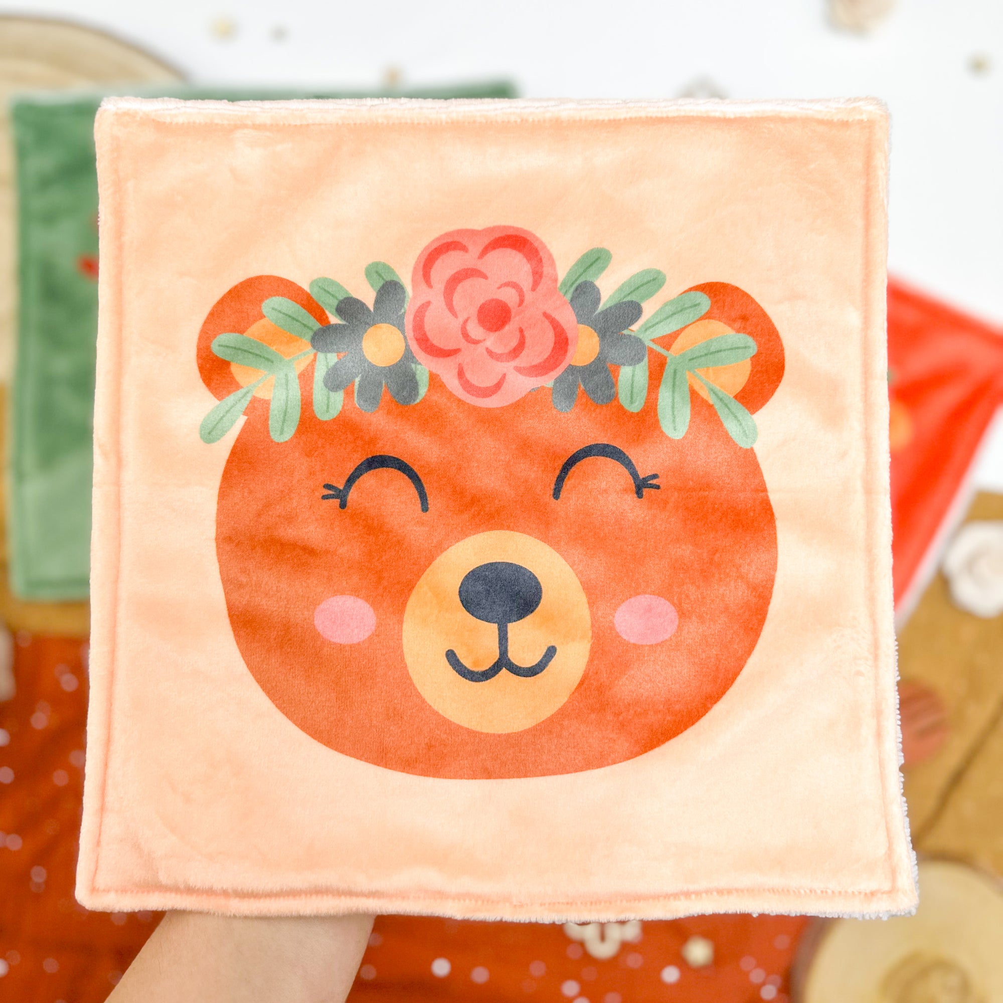 Serviette de table enfant lavable – Les Bohèmes de la Forêt - Lot De 2