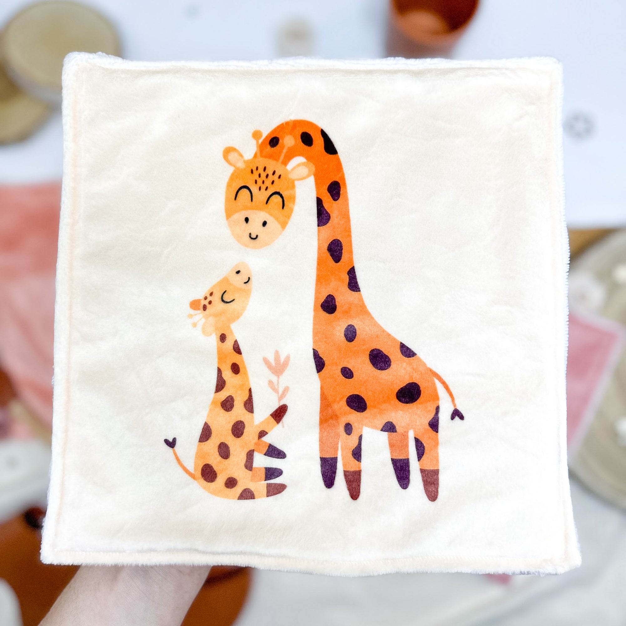 Serviette de table enfant lavable – Maman & Moi - Lot De 2