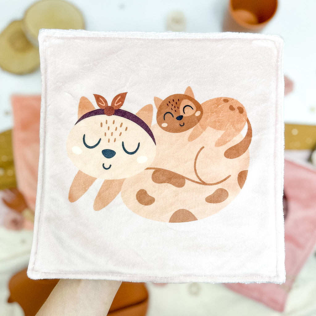 Serviette de table enfant lavable – Maman & Moi - Lot De 2