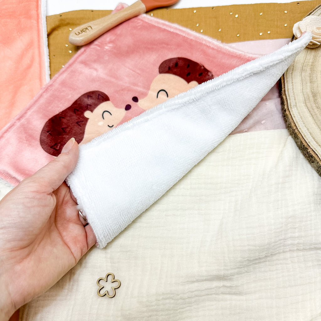 Serviette de table enfant lavable – Maman & Moi - Lot De 2