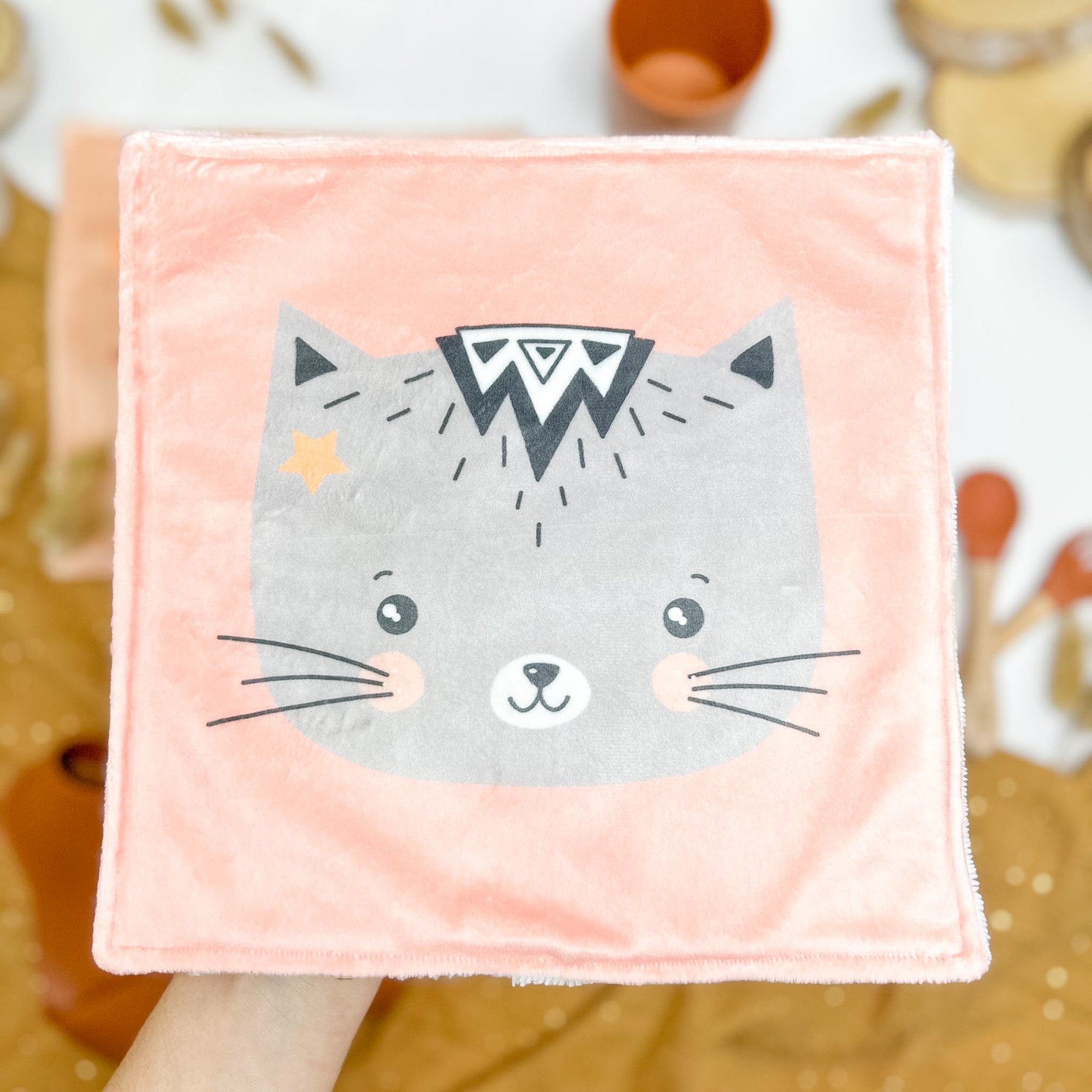 Serviette de table enfant lavable – Petits Compagnons Scandinaves - Lot De 2