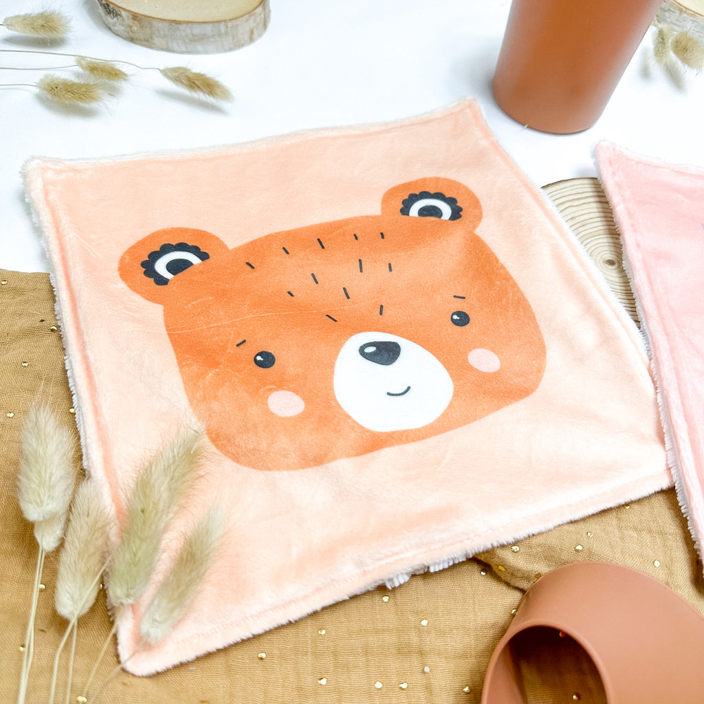 Serviette de table enfant lavable – Petits Compagnons Scandinaves - Lot De 2