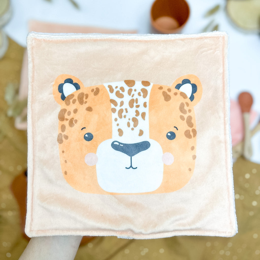 Serviette de table enfant lavable – Petits Compagnons Scandinaves - Lot De 2