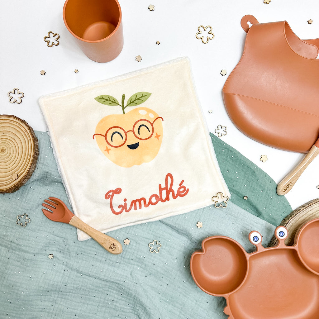 Serviette de table enfant lavable – Smoothie de câlins - Lot De 2