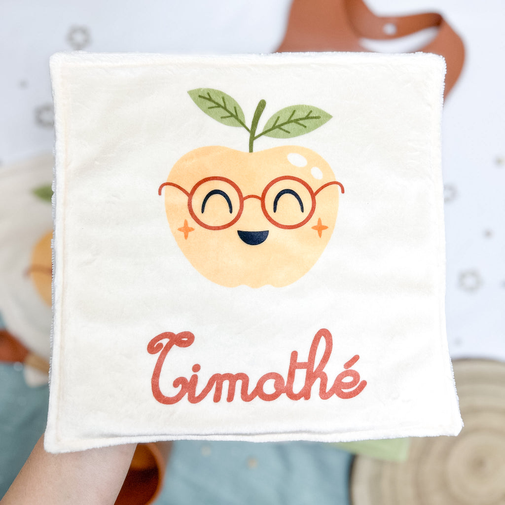 Serviette de table enfant lavable – Smoothie de câlins - Lot De 2