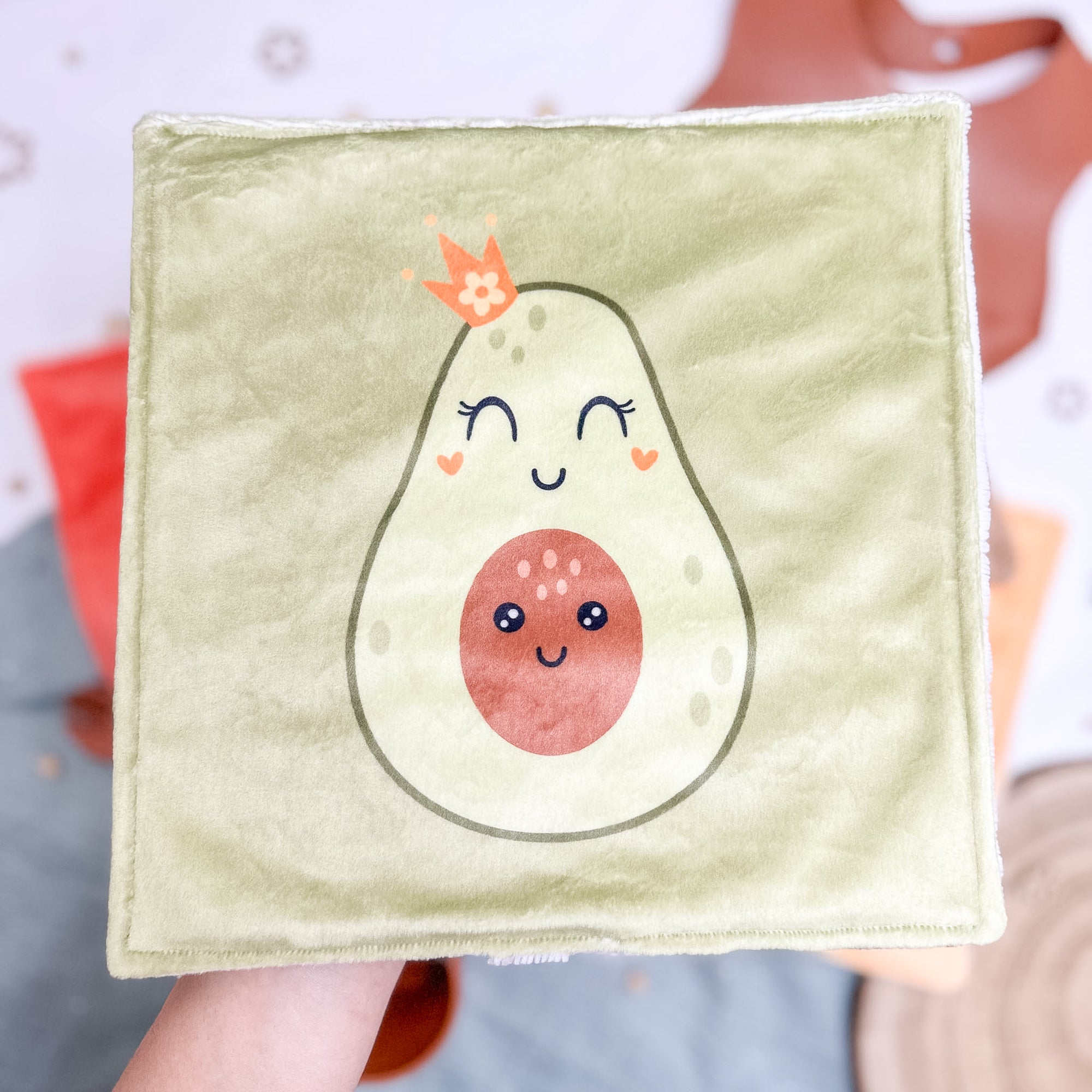 Serviette de table enfant lavable – Smoothie de câlins - Lot De 2