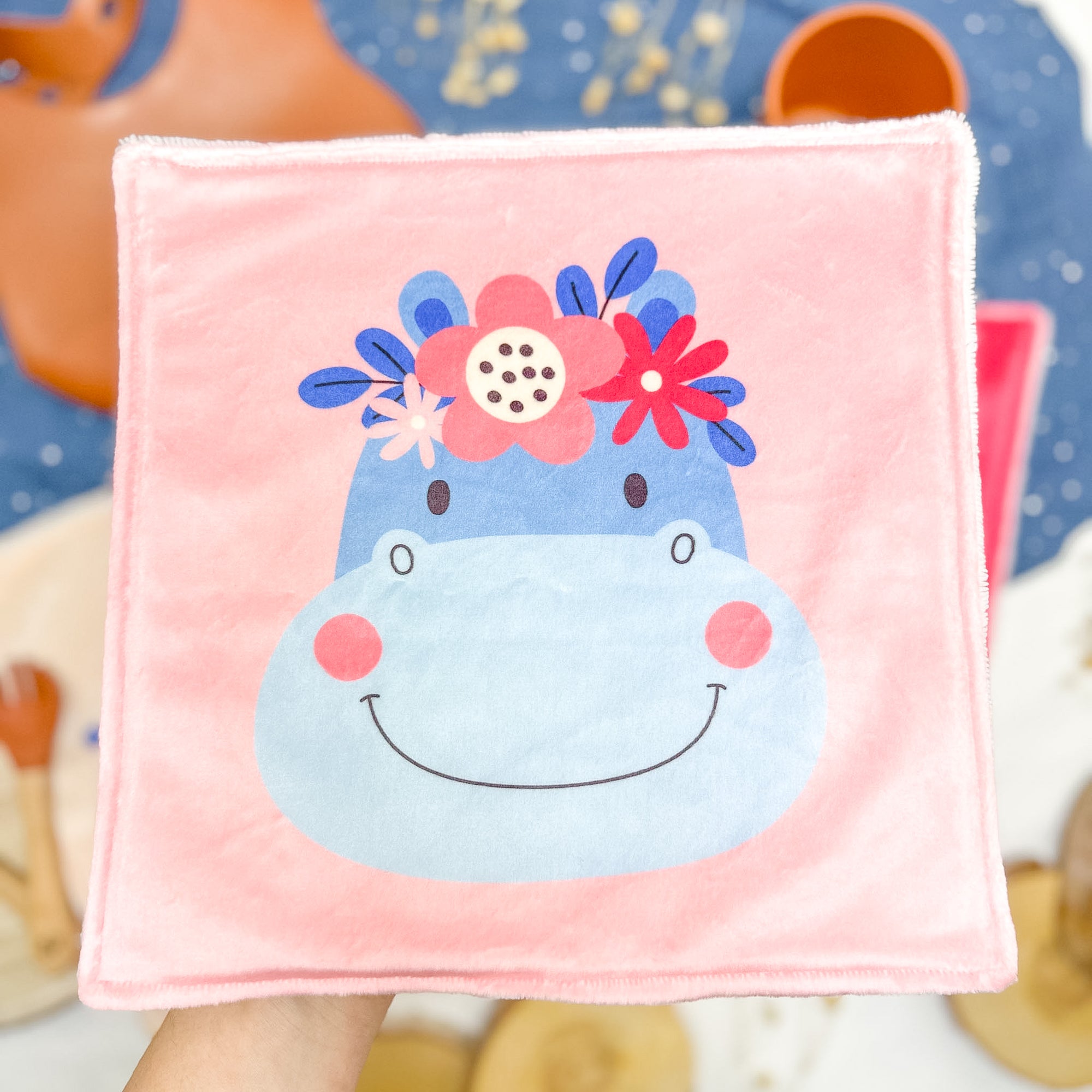 Serviette de table enfant lavable – Les Petits Fleuris - Lot De 2