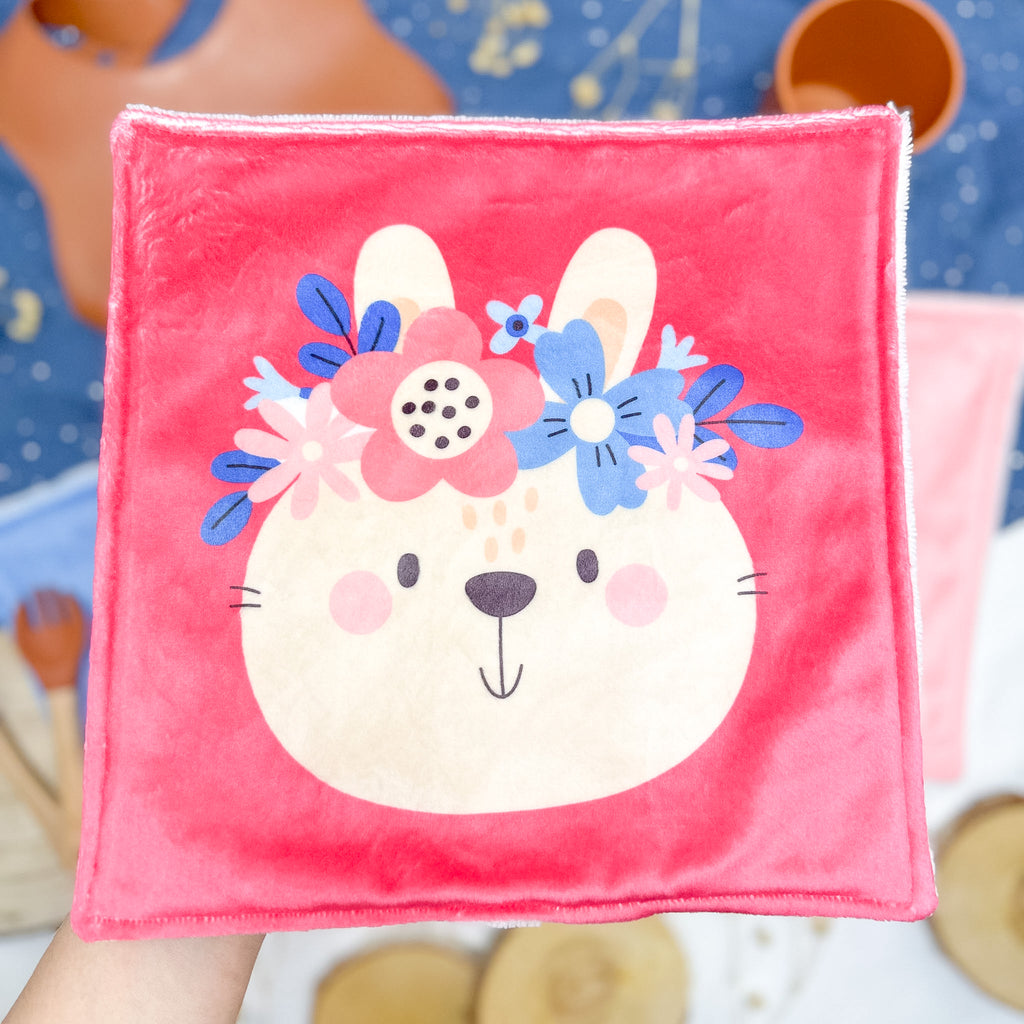 Serviette de table enfant lavable – Les Petits Fleuris - Lot De 2