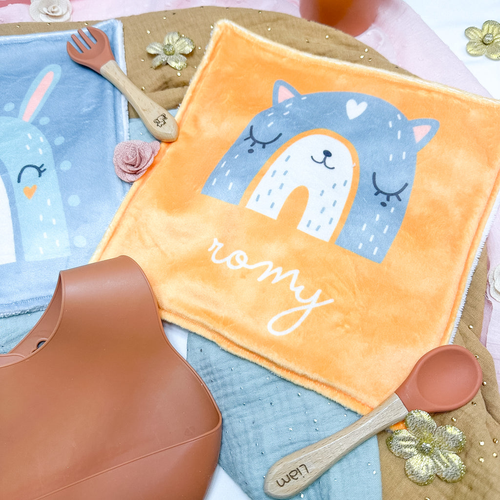 Serviette de table enfant lavable – Arcs-en-Ciel Enchantés - Lot De 2