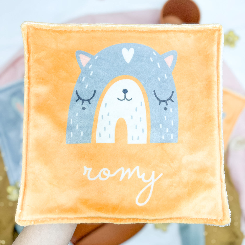 Serviette de table enfant lavable – Arcs-en-Ciel Enchantés - Lot De 2