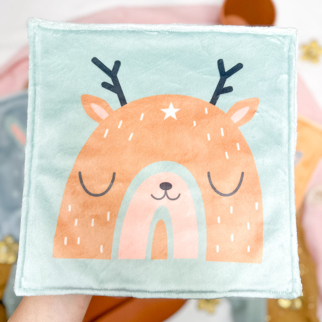 Serviette de table enfant lavable – Arcs-en-Ciel Enchantés - Lot De 2