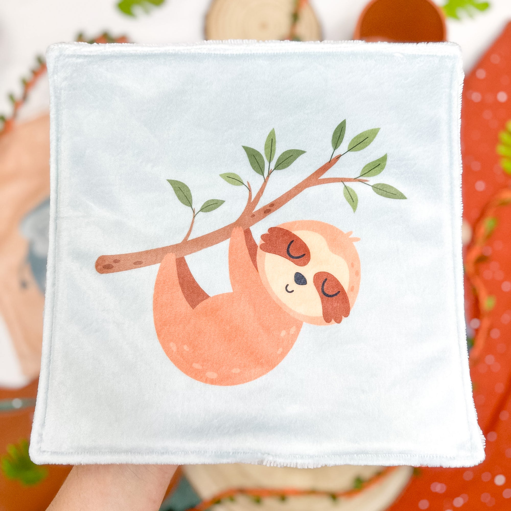 Serviette de table enfant lavable – Z’animos Tropicool - Lot De 2