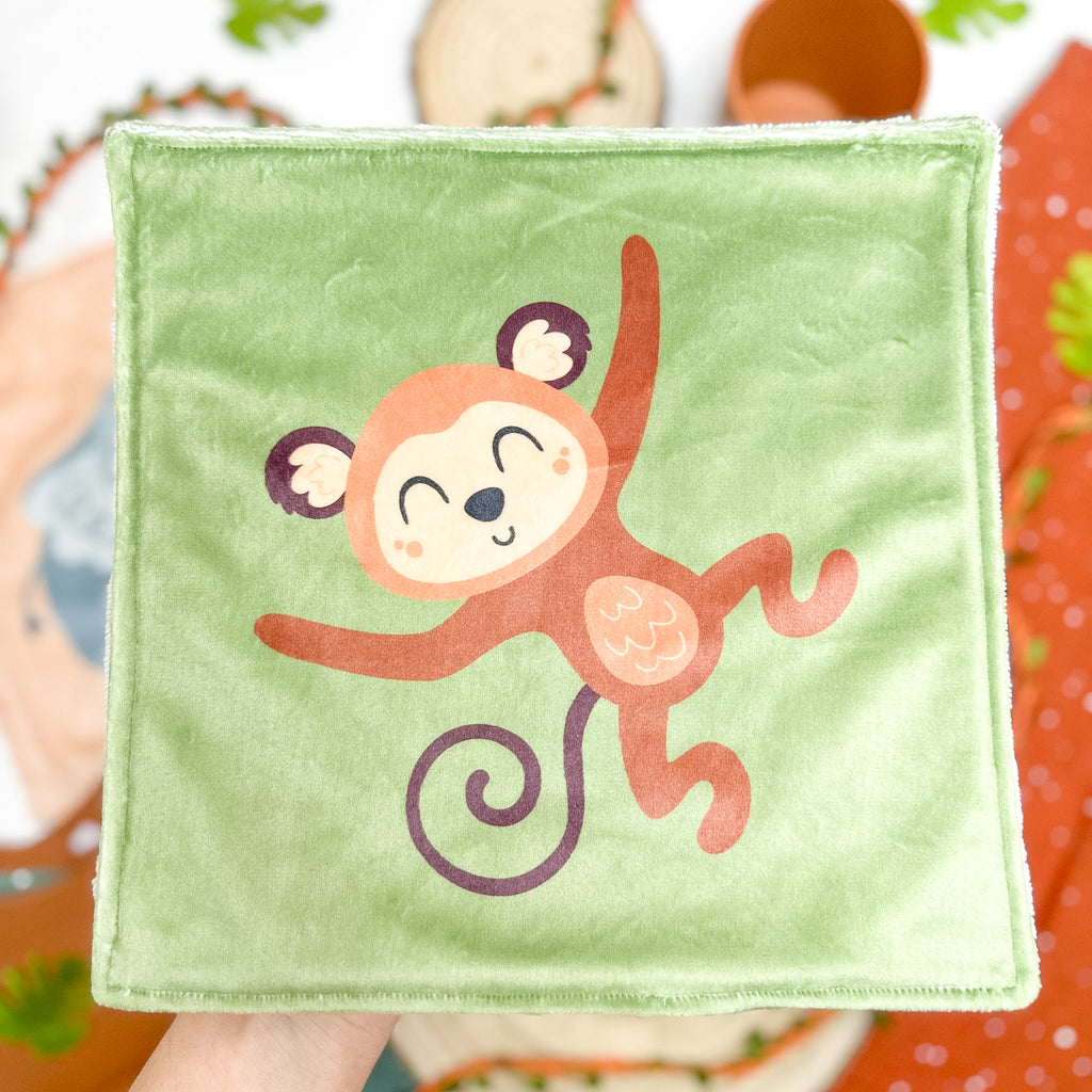 Serviette de table enfant lavable – Z’animos Tropicool - Lot De 2