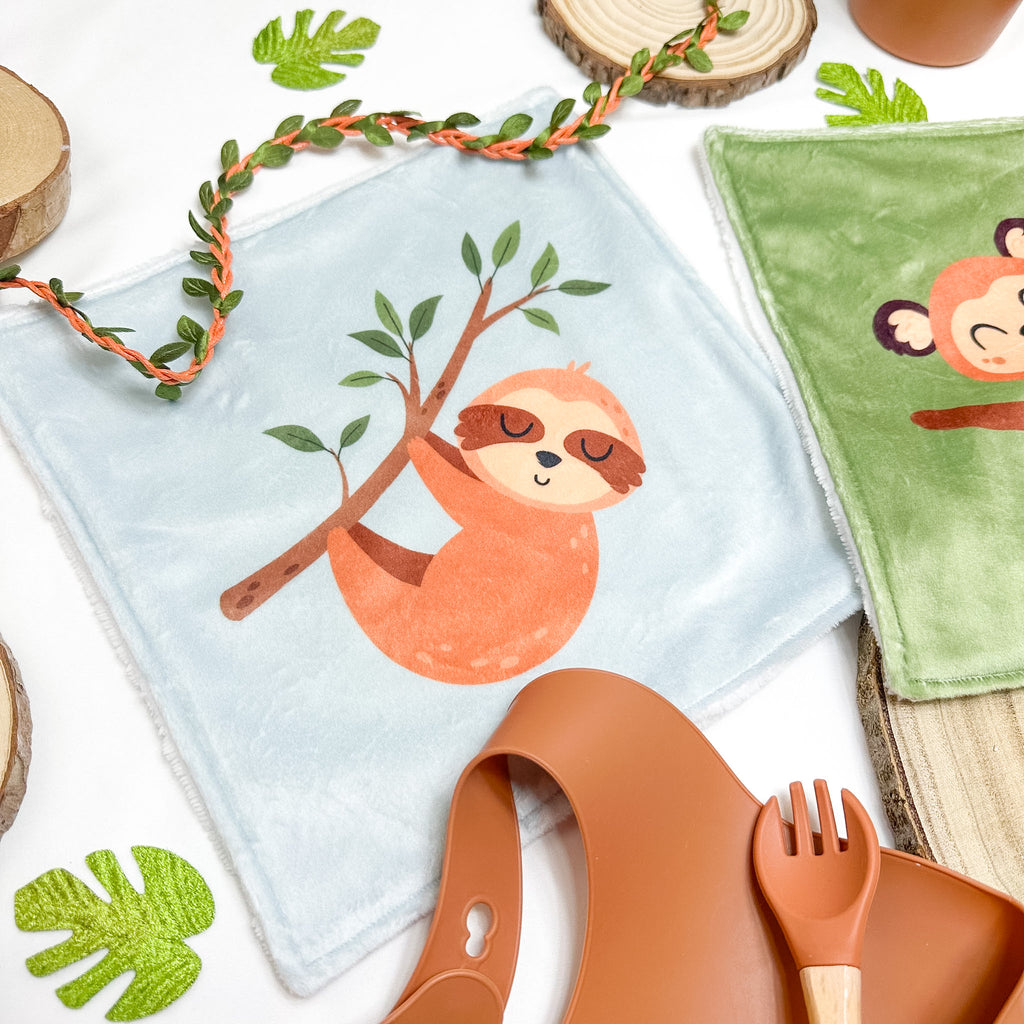 Serviette de table enfant lavable – Z’animos Tropicool - Lot De 2