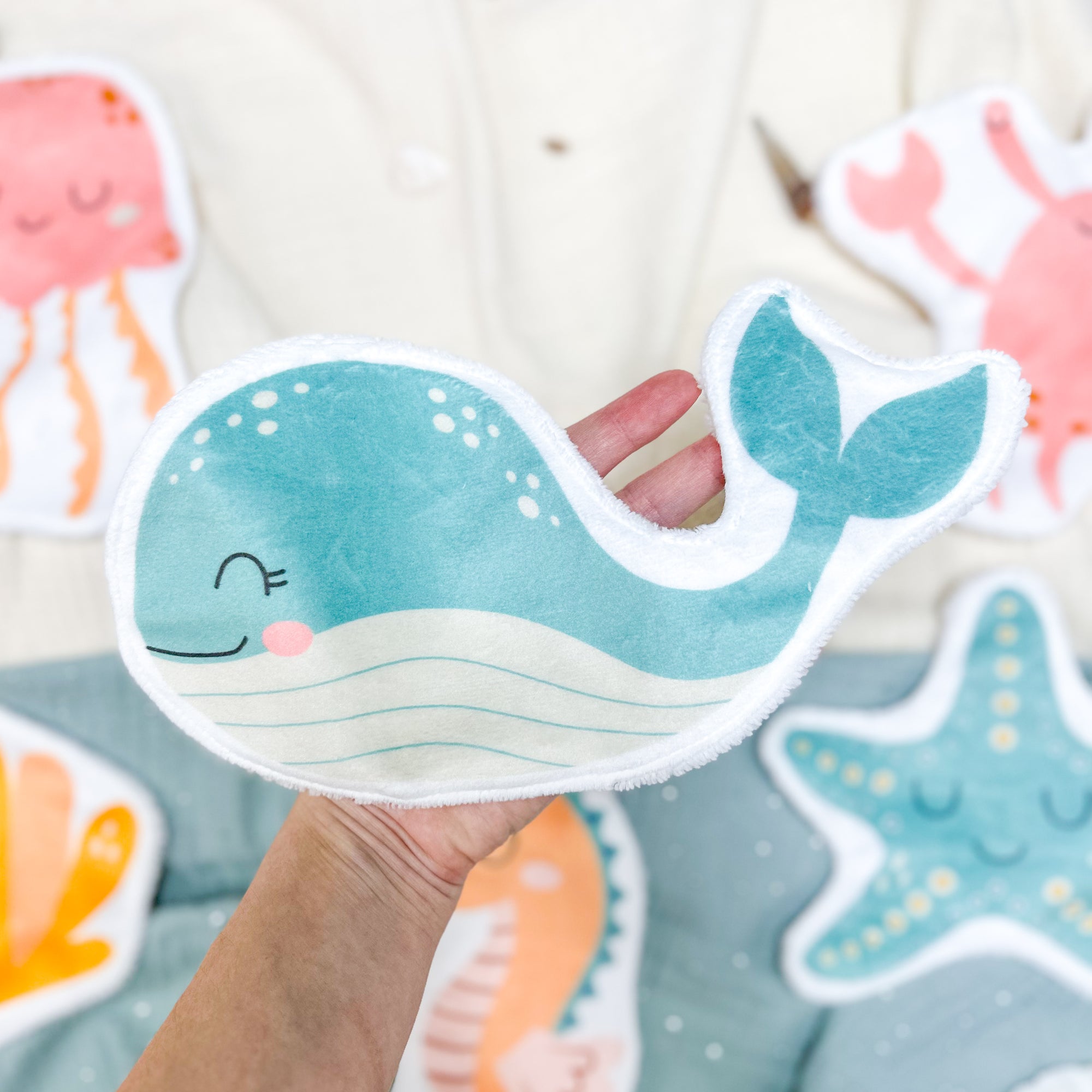 Coton lavable bĂ©bĂ© XXL â baleine â coton rĂ©utilisable et ultra doux