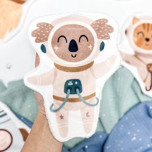 Coton lavable astronaute koala (303)