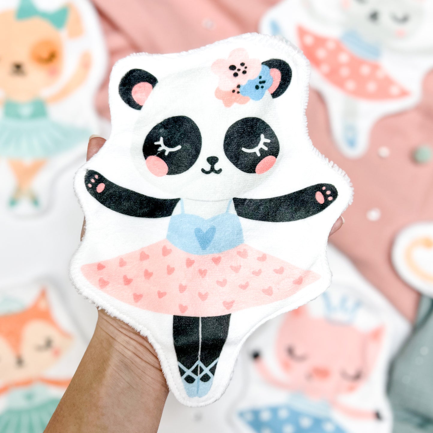 Coton lavable danseuse panda (232)