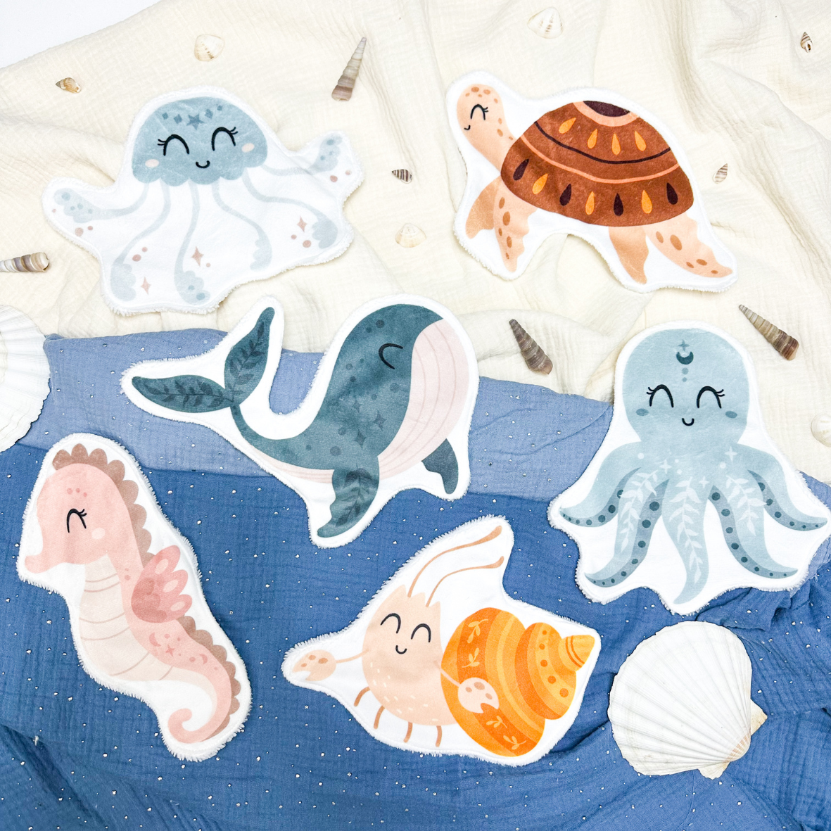 Cotons Lavables Bébé XXL – Tendresse Salée